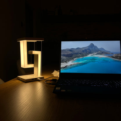 Nocta Float™ – Lewitująca Lampa LED 2w1 z Ładowaniem Bezprzewodowym