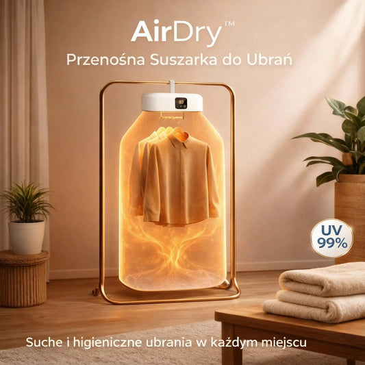 AirDry™ – Przenośna Suszarka do Ubrań  Sterylizacja UV